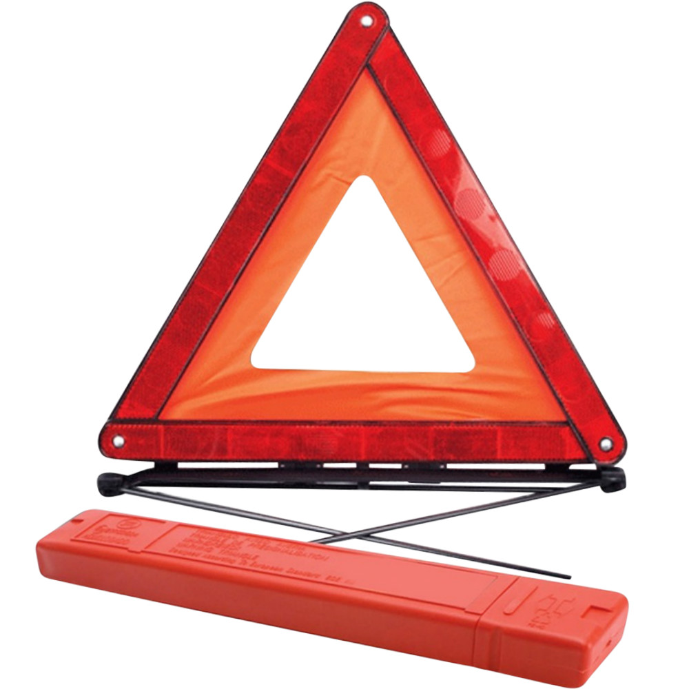 [:fr]Triangle de signalisation avec l'approbation et étui[:en]Warning Car  Triangle Reflective Road Emergency Breakdown Safety Hazard[:]