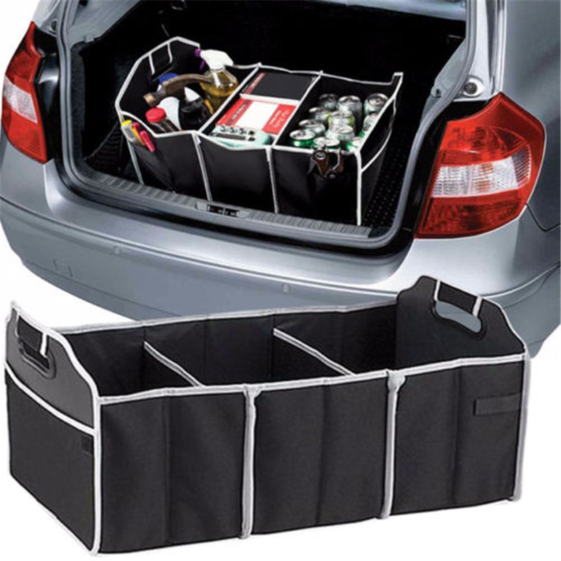 Piao Car Boot Organiser Siège arrière, 8 poches garder la voiture propre et  organisée, stockage de filet de chargement pliable durable pour plus  d'espace dans le coffre, organisation de voiture sécurisée