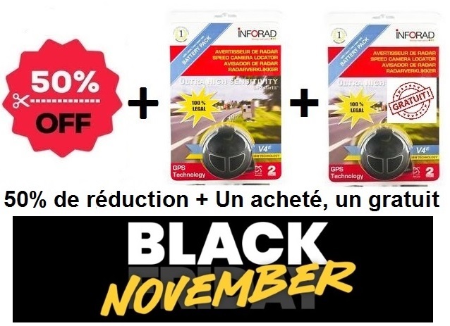 Inforad V4+Batterie 50% Remise + un produit gratuit